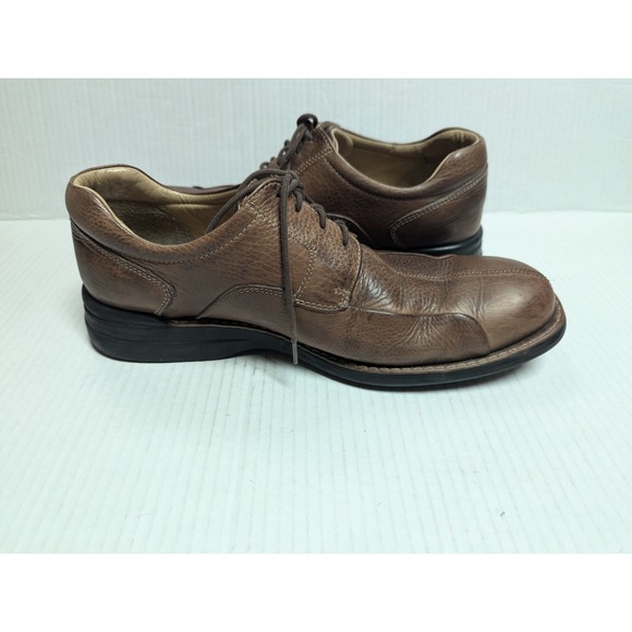 Johnston & Murphy Shoes Mens 11 M Brown Leather Bicycle Oxford Shuler Lace up - Picture 10 of 12